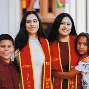 Carmen, Lucero, and their family