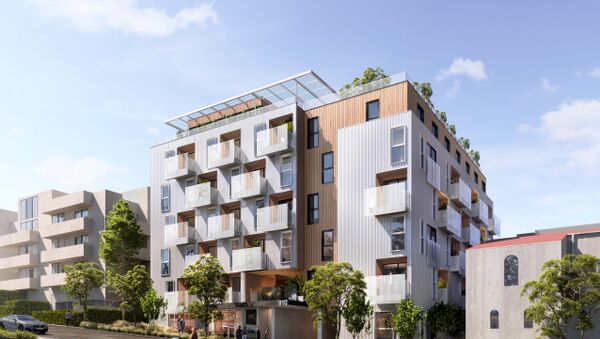 910 Wetherly building rendering