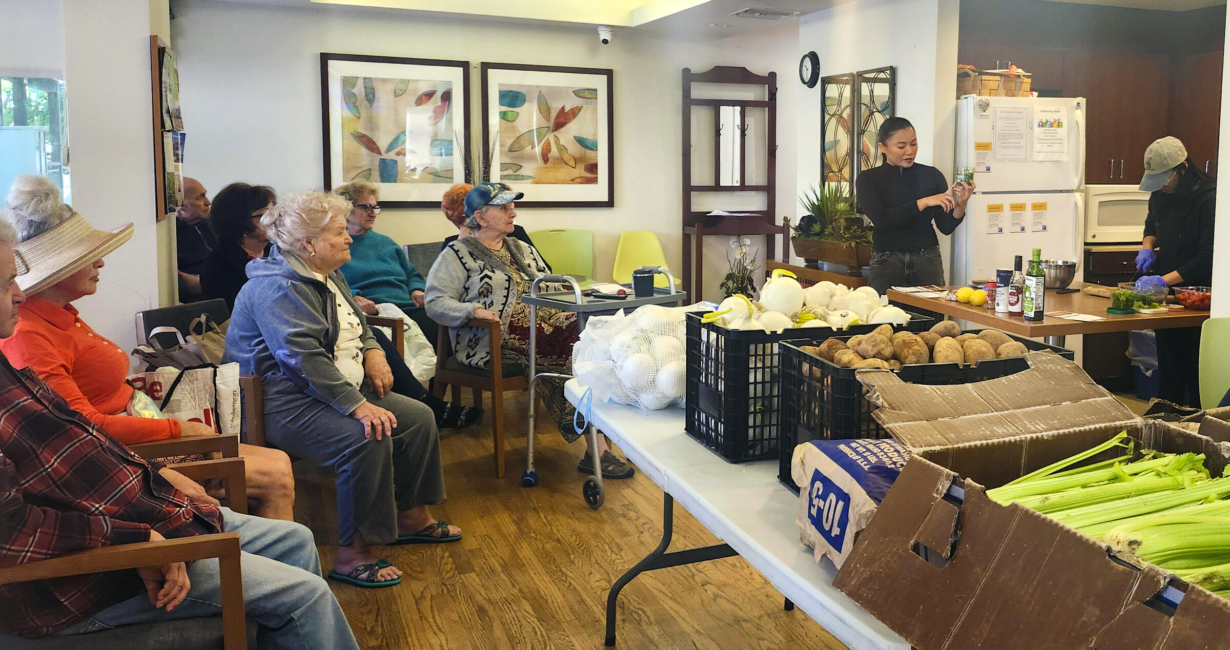 Residents at Hayworth House