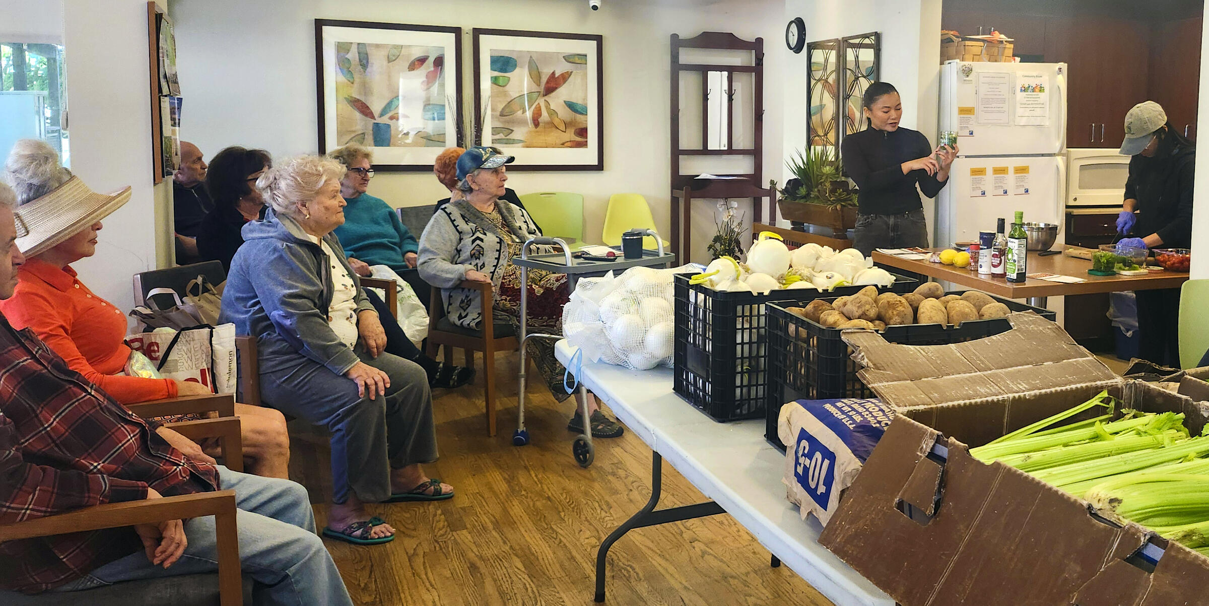 Residents at Hayworth House